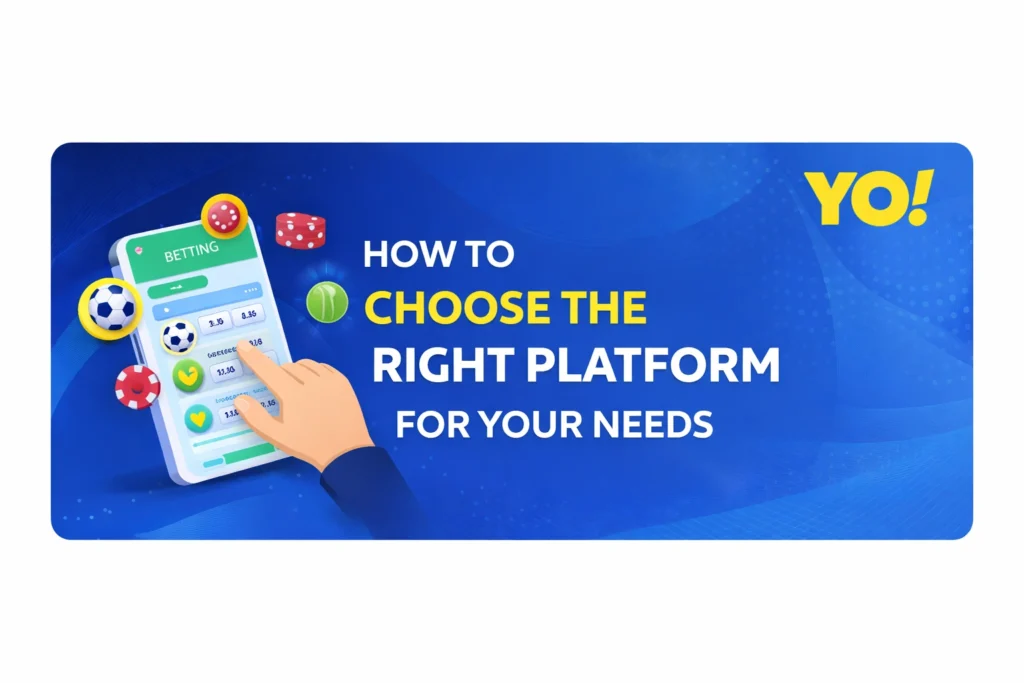 How to choose the right online betting platform with YoBook logo