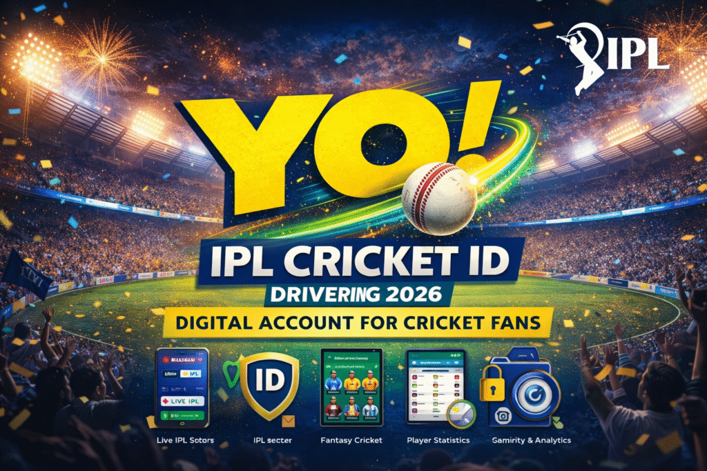 What is IPL Cricket ID explanation with YO logo 2026