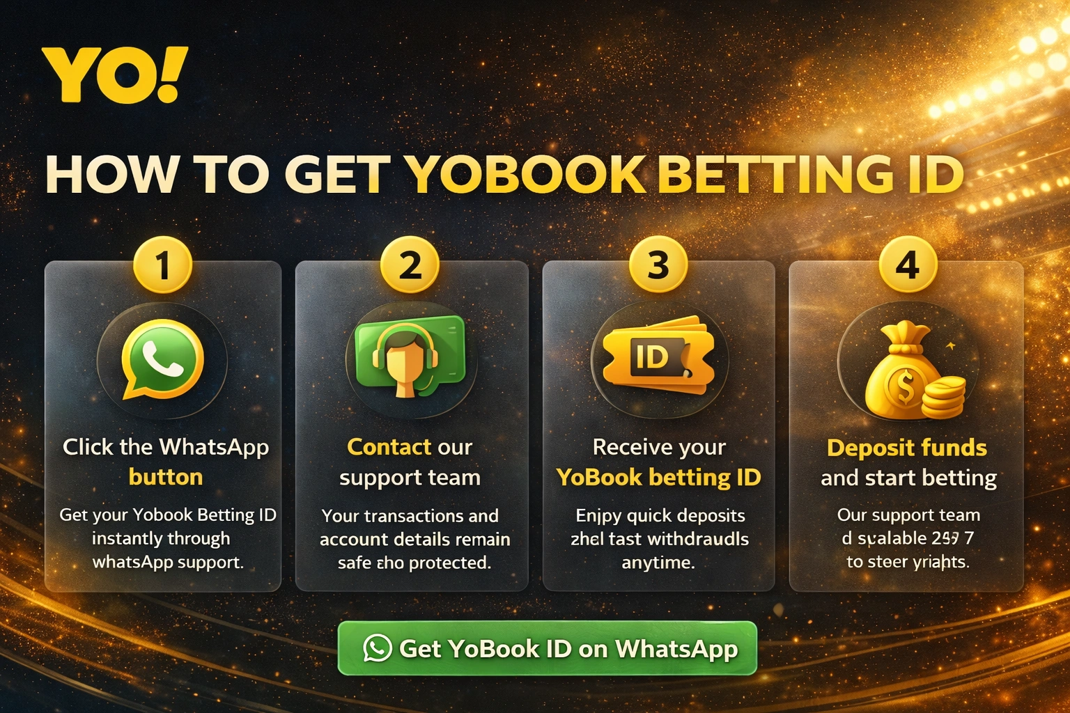 How to get YoBook Betting ID