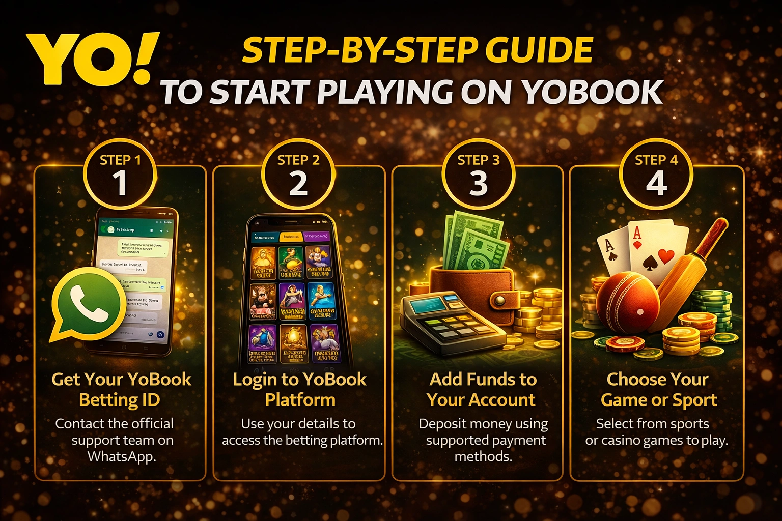 Step by step guide to start playing on YoBook betting platform