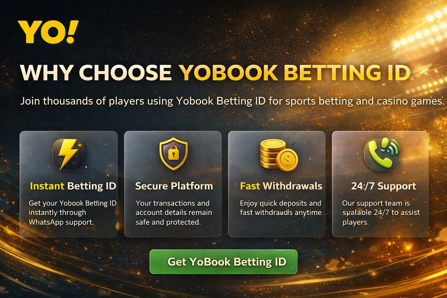 Why Choose YoBook Betting ID