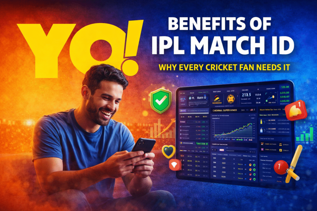 👉 Benefits of IPL Match ID with live dashboard, real-time stats and cricket analytics 2026