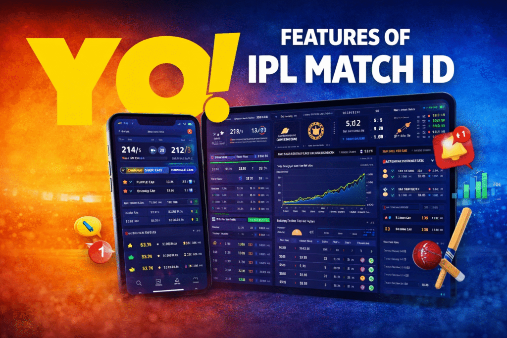 👉 IPL Match ID features dashboard with live stats, graphs, and real-time cricket updates 2026